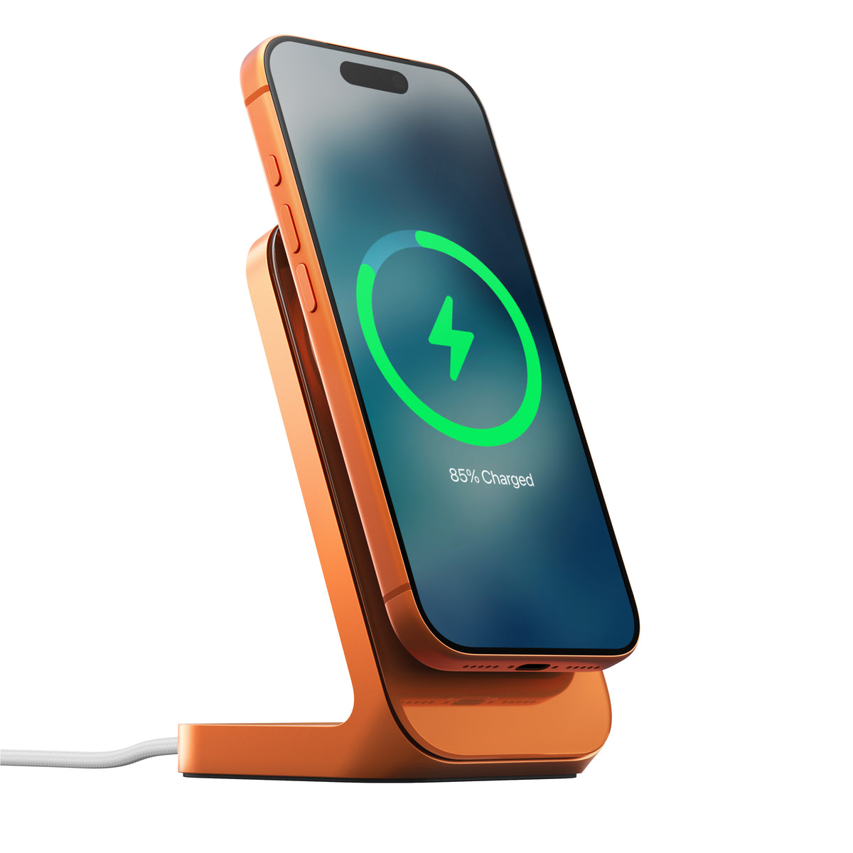 Nomad Stand One MagSafe Latausasema Stellar Oranssi