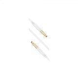 Kiinteä AUX-kaapeli 3,5 mm 1 m valkoinen