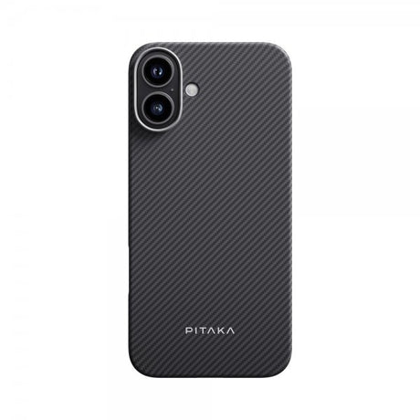 Pitaka iPhone 16 Plus -suojakuori MagEZ Case 5, musta/harmaa twill