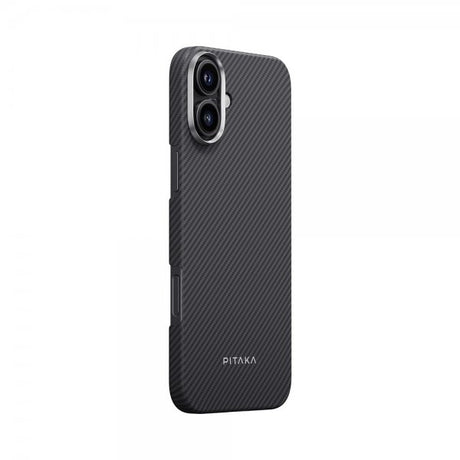 Pitaka iPhone 16 Plus -suojakuori MagEZ Case 5, musta/harmaa twill