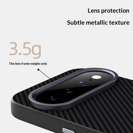 ABEEL Google Pixel 11 Kuori Hiilikuiturakenne MagSafe Musta