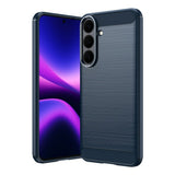 Samsung Galaxy S26 FE Kuori Harjattu Hiilikerosta Sininen