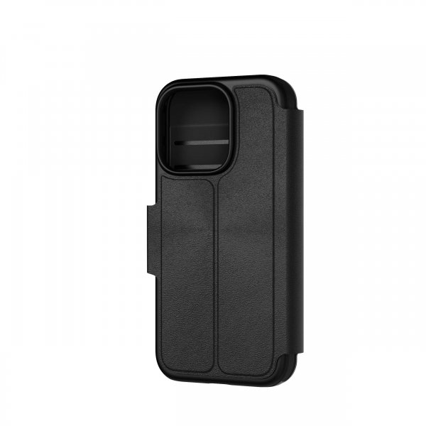 Tech21 iPhone 15 Pro -suojakuori Evo Lite Wallet, musta