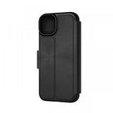 Tech21 iPhone 15 Plus -kotelo Evo Lite Wallet musta