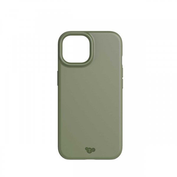 Tech21 iPhone 13/14/15/16e/17e suojakuori Evo Lite Khaki Green
