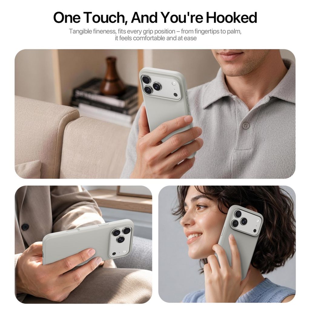 Dux Ducis iPhone 17 Pro/iPhone 18 Pro Kuori Piel Series MagSafe Beige