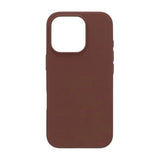 Rvelon iPhone 16 Pro Kuori Silikoni MagSafe Ruskea
