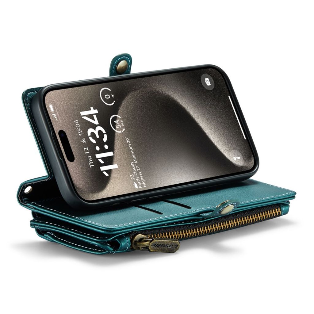 CaseMe iPhone 15 Pro Kotelo C36 Series Vihreä