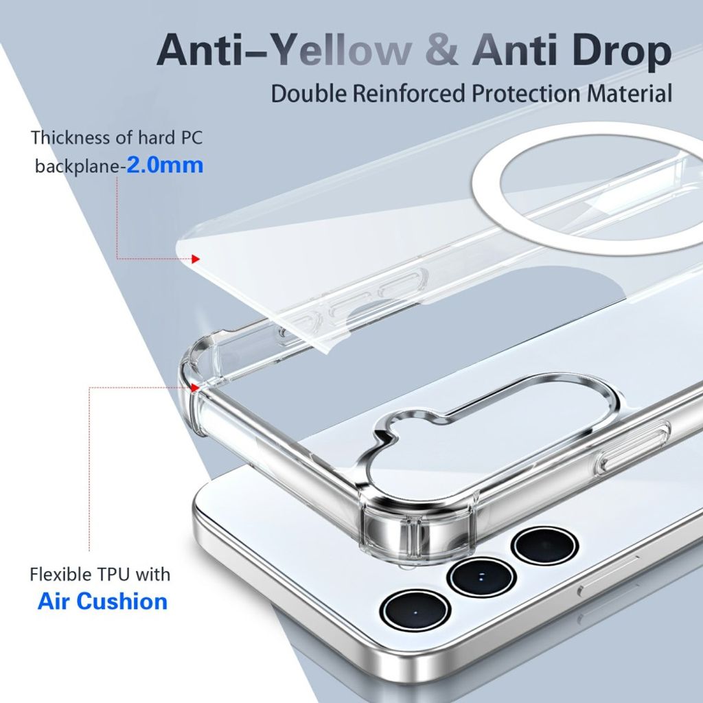 Samsung Galaxy S25 FE/S26 FE Kuori MagSafe Kirkas