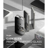 Ringke iPhone 16 Pro -näytönsuoja Easy Slide Privacy 2 kpl