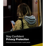 Ringke iPhone 16 Pro -näytönsuoja Easy Slide Privacy 2 kpl