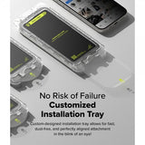 Ringke iPhone 16 Pro -näytönsuoja Easy Slide Privacy 2 kpl
