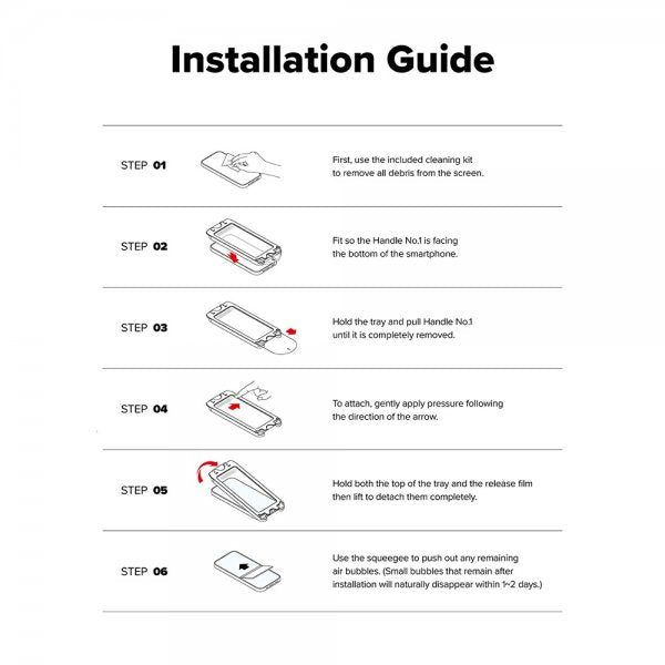 Ringke iPhone 16 Pro -näytönsuoja Easy Slide Privacy 2 kpl