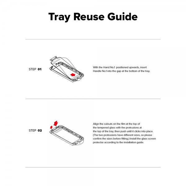 Ringke iPhone 16 Pro -näytönsuoja Easy Slide Privacy 2 kpl
