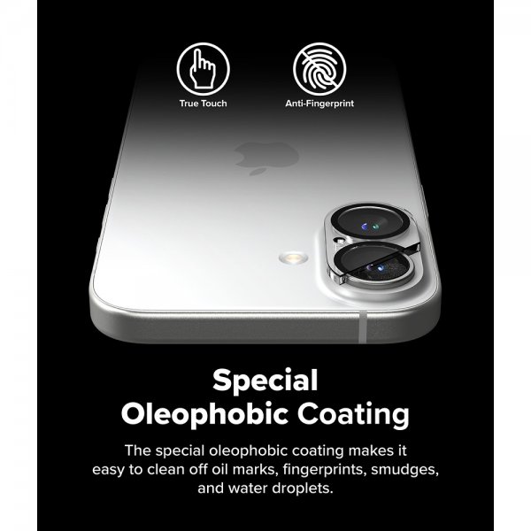 Ringke iPhone 16/iPhone 16 Plus Kameran suojalasi 2-pakkaus