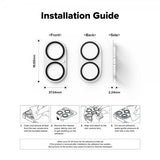 Ringke iPhone 16/iPhone 16 Plus Kameran suojalasi 2-pakkaus