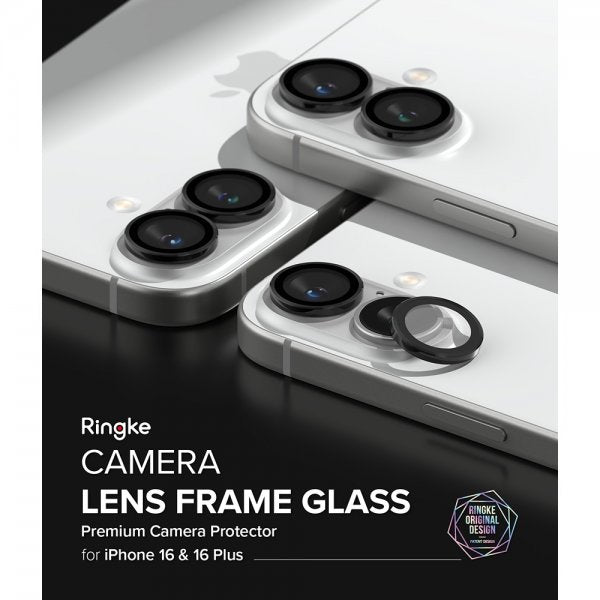 Ringke iPhone 16/iPhone 16 Plus kamerans linssuoja 2-pakkaus