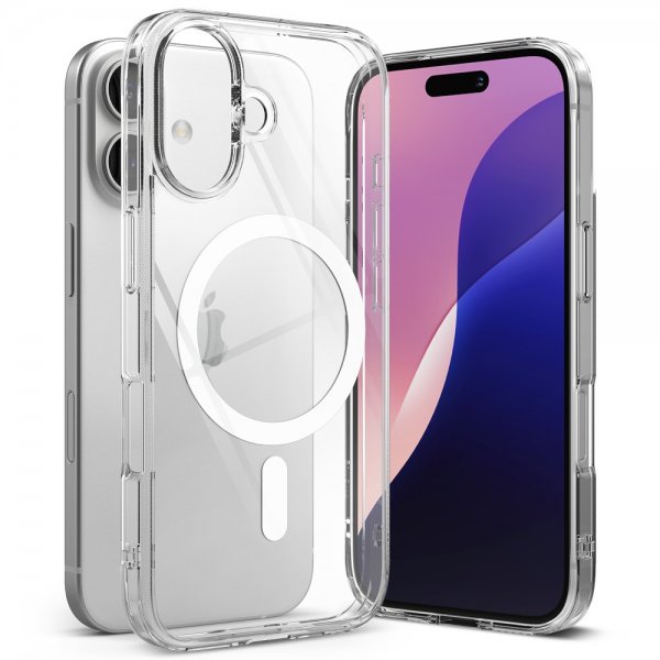 Ringke iPhone 16 Suojakuori Fusion Magnetic Transparent