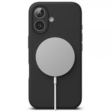 Ringke iPhone 16 -silikonisuojakuori magneetilla, musta