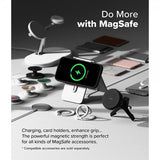 Ringke iPhone 16 -silikonisuojakuori magneetilla, musta