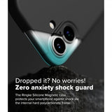 Ringke iPhone 16 -silikonisuojakuori magneetilla, musta