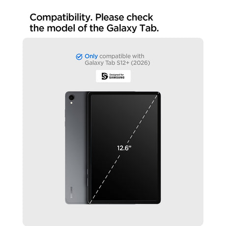 Spigen Samsung Galaxy Tab S12 Plus Kotelo Ultra Hybrid Musta