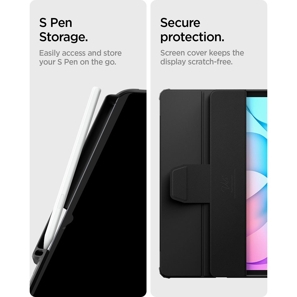 Spigen Samsung Galaxy Tab S12 Plus Kotelo Ultra Hybrid Musta
