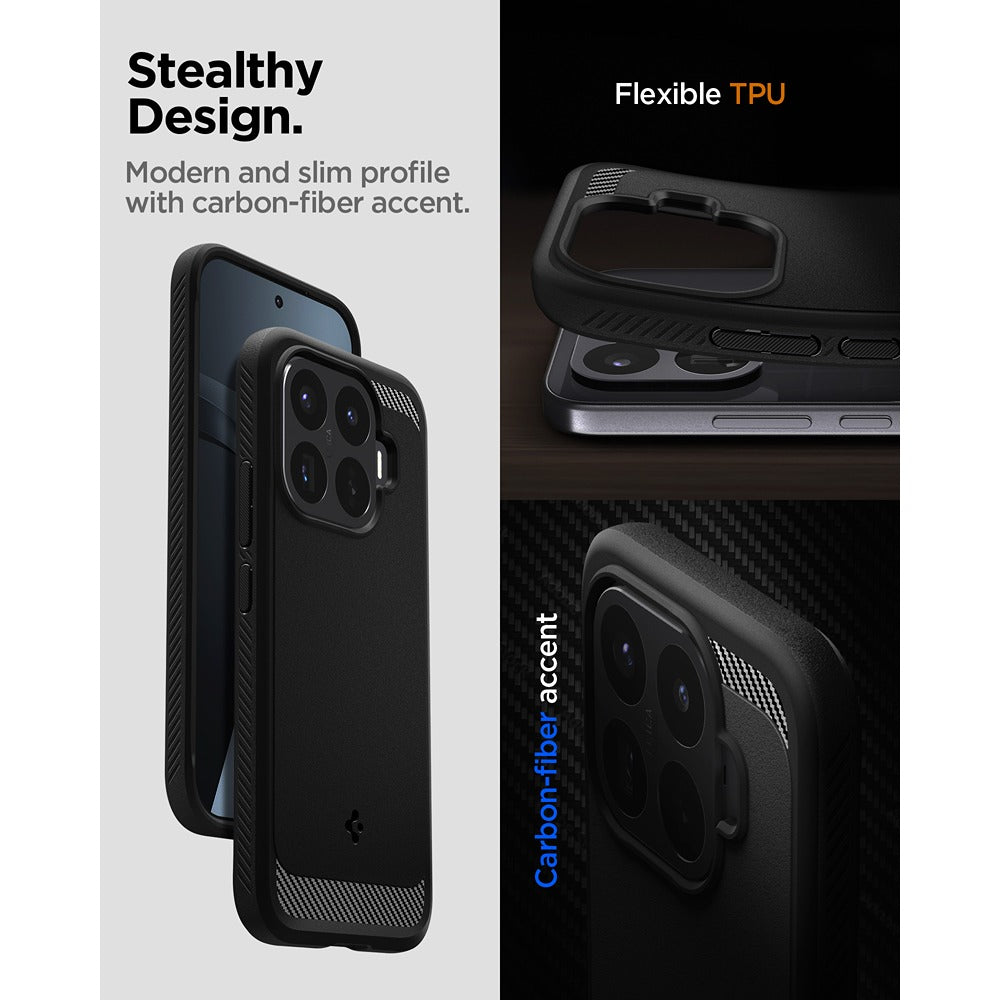 Spigen Xiaomi 17T Pro Kuori Rugged Armor Matte Black