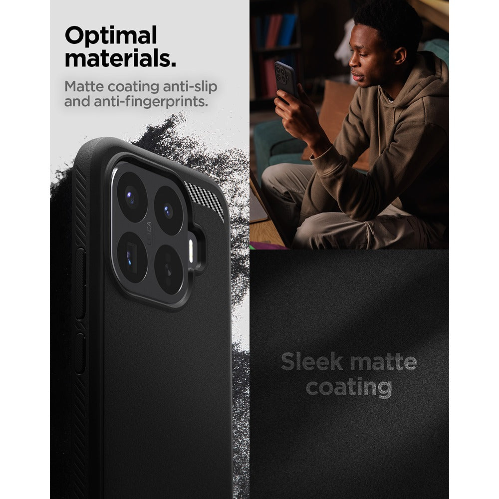 Spigen Xiaomi 17T Pro Kuori Rugged Armor Matte Black