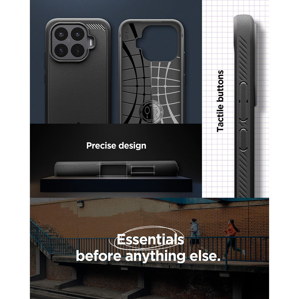 Spigen Xiaomi 17T Kuori Rugged Armor Matte Musta