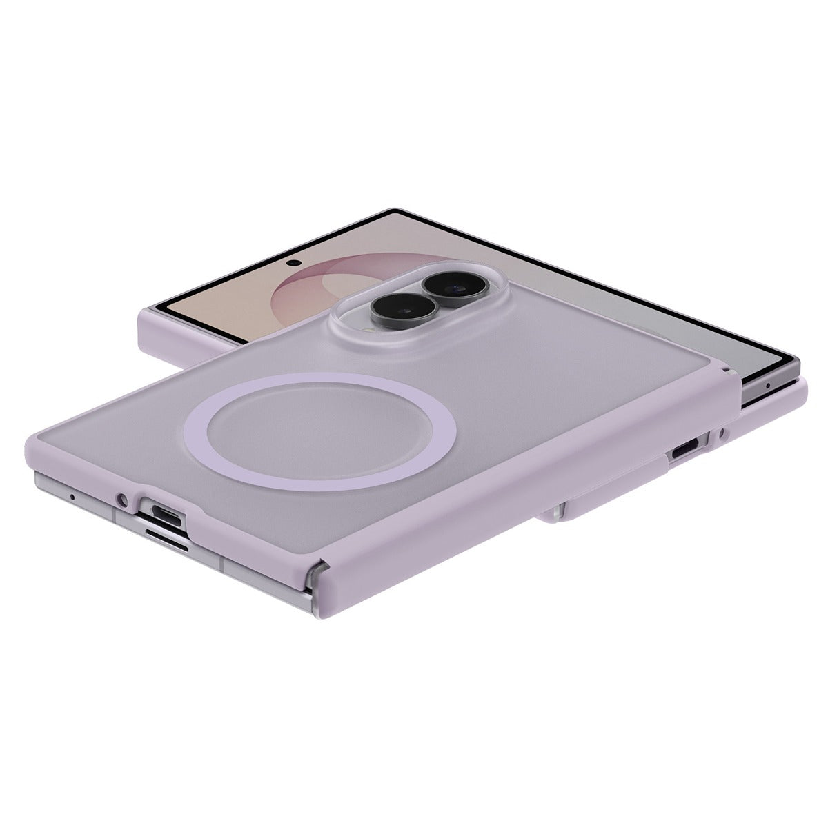 Spigen Samsung Galaxy Z Fold 8 Kuori Air Skin Zero MagFit Frost Lavender