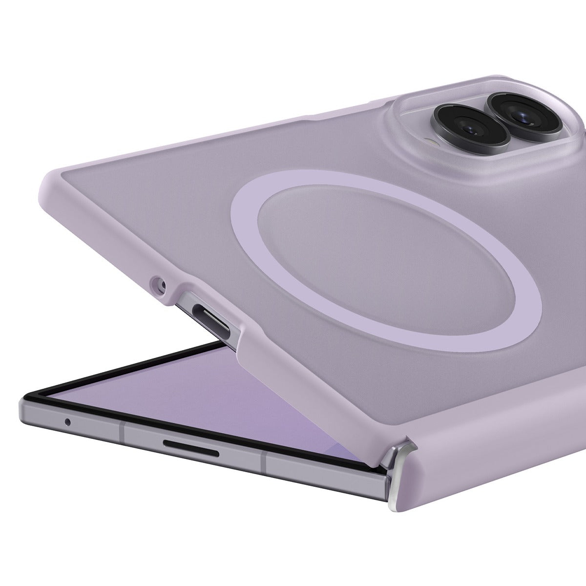Spigen Samsung Galaxy Z Fold 8 Kuori Air Skin Zero MagFit Frost Lavender