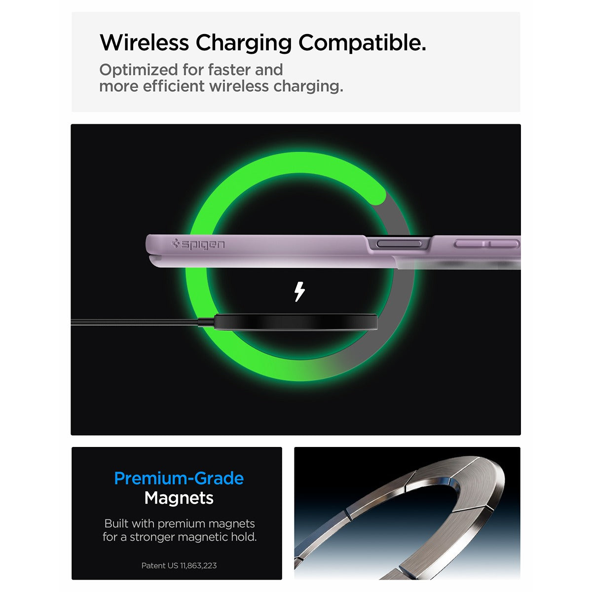 Spigen Samsung Galaxy Z Fold 8 Kuori Air Skin Zero MagFit Frost Lavender