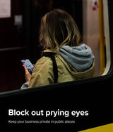Ringke iPhone 15 Pro Max Näytönsuoja Privacy Tempered Glass Asennusapu
