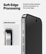 Ringke iPhone 15 Pro Max Näytönsuoja Privacy Tempered Glass Asennusapu