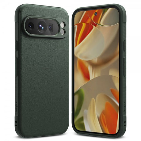 Ringke Google Pixel 9 Pro XL -suojakuori, Onyx, tummanvihreä