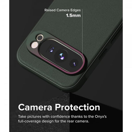 Ringke Google Pixel 9 Pro XL -suojakuori, Onyx, tummanvihreä