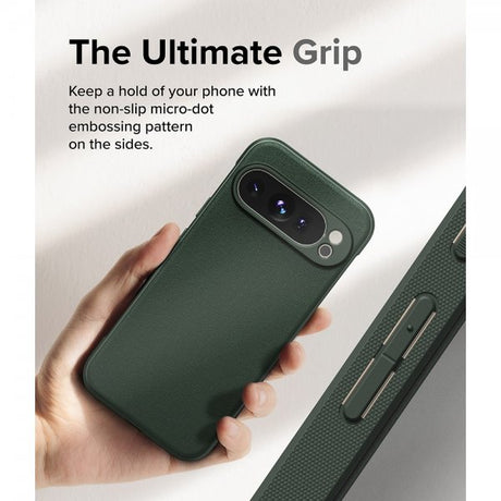 Ringke Google Pixel 9 Pro XL -suojakuori, Onyx, tummanvihreä