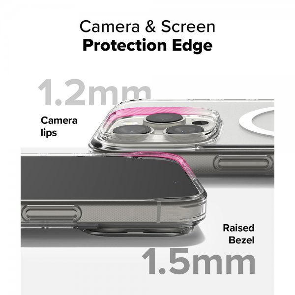 Ringke iPhone 16 Pro Max Kuori Fusion Magnetic Matte Transparent