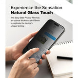Ringke iPhone 16 Pro Max -näytönsuoja Easy Slide Privacy, 2 kpl