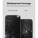 Ringke iPhone 16 Pro Max -näytönsuoja Easy Slide Privacy, 2 kpl