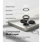 Ringke iPhone 16 Pro/iPhone 16 Pro Max Kameran linssins kehys 2-pakkaus