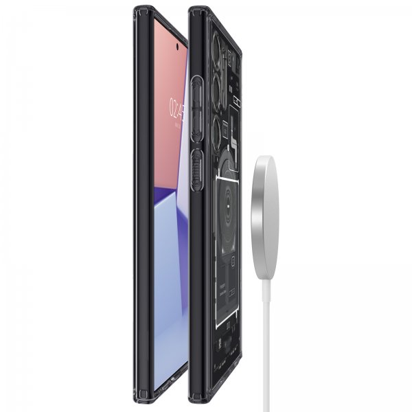 Spigen Samsung Galaxy S24 Ultra -suojakuori Ultra Hybrid MagFit Zero One Musta