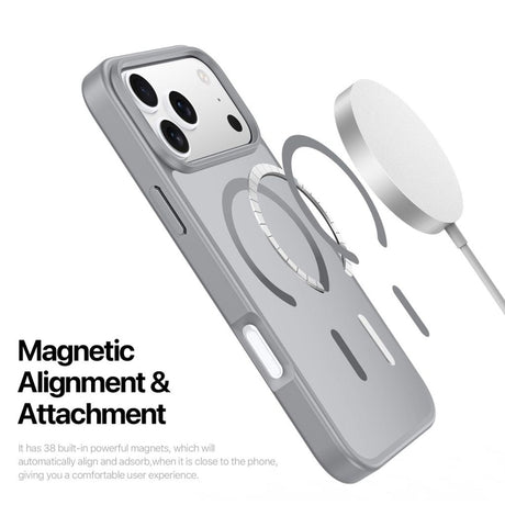 Dux Ducis iPhone 17 Pro Max/iPhone 18 Pro Max Kuori Yind Series MagSafe Harmaa