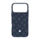 iPhone 17 Pro Max Kuori Aramidikuitu MagSafe Teksti Sininen