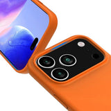 Rvelon iPhone 17 Pro Silikonikuori MagSafe Oranssi