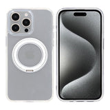 iPhone 15 Pro Max Kuori Käännettävä MagSafe Jalusta Läpinäkyvä