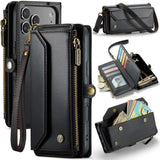 CaseMe iPhone 17 Pro Max/iPhone 18 Pro Max Kotelo C36 Series Musta