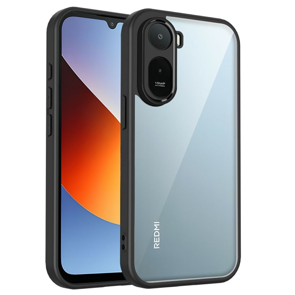 Xiaomi Redmi A7 Pro Kuori Kirkas Takaosa Musta