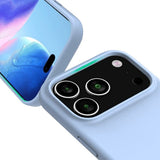 Rvelon iPhone 17 Pro Max -kuori silikoninen MagSafe vaaleansininen